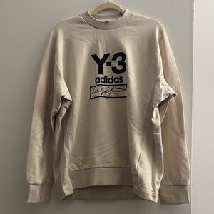 Adidas Y-3 Cream Crewneck Sweater